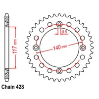 Rear Sprocket 46T