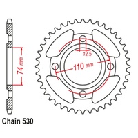 Rear Sprocket 39T