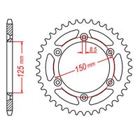 MTX Standard Rear Sprocket 44T for HUSABERG FC350 2000-2001