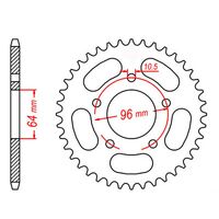 MTX Optional Rear Sprocket 47T for Honda CTX200 BUSHLANDER 2002-2016