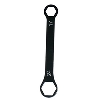 AXLE NUT WRENCH 17mm + 24mm for YAMAHA for SUZUKI for HONDA for KAWASAKI