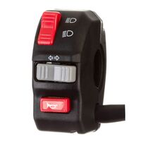 Handlebar Switch Block | Headlight Hi / Low  + Horn | Slimline