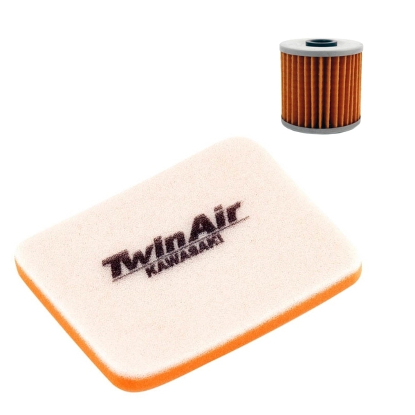 Twin Air Oil and Air Filter for Kawasaki KLR600 1984-1986