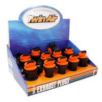 Twin Air Exhaust Plugs Display (5 pcs "Small" + 6 pcs "Large")