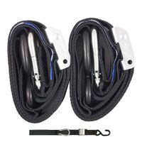  Tie Down 38mm S/Hk Black/Black Loop for Yamaha YZ85 Small Wheel