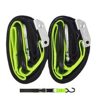  TIE DOWN 38MM S/HK BLACK/GREEN LOOP