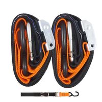  TIE DOWN 38MM S/HK BLACK/ORANGE LOOP