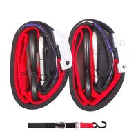  TIE DOWN 38MM S/HK BLACK/RED LOOP