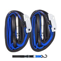  TIE DOWN 38MM S/HK BLACK/BLUE LOOP