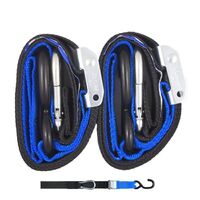 Tie Down 38mm S/Hk Black/Blue Loop for Yamaha WR250 Z 3RB