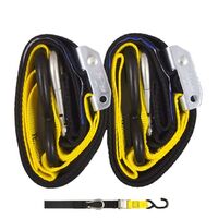  TIE DOWN 38MM S/HK BLACK/YELLOW LOOP