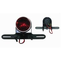 Retro | Vintage | Custom | Cafe Racer Stop Tail Light | Number Plate Holder