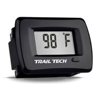 TRAIL TECH TTO Panel - Temp Meter 8mm Radiator Fin - BLK