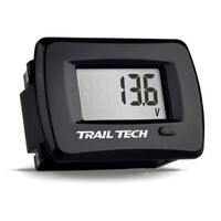 TRAIL TECH TTO Panel - Voltage Meter - BLK