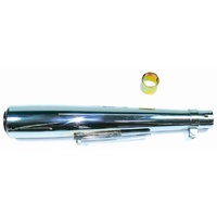Chrome Exhaust Pipe Cafe Racer for Yamaha Honda Suzuki Kawasaki Custom
