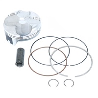 Vertex Replica Piston kit; Kit includes: Piston, rings, pin, clips Kawasaki KX250F 2020 STD Comp 14.2:1 77.97mm