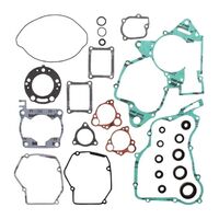 VERTEX COMPLETE GASKET SET W/ OIL SEALS HON CR125R 01-02