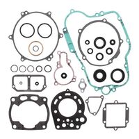 COMPLETE GASKET SET W/ OIL SEALS for Kawasaki KX125 1990 to 1991