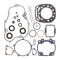 VERTEX COMPLETE GASKET SET W/ OIL SEALS KAW KX500 88