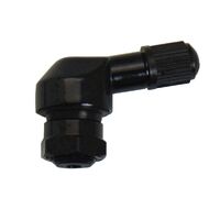 Alloy Right Angle Valve Stem 8MM Black 