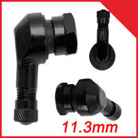 Alloy Right Angle Valve Stem 10MM Black