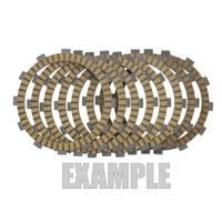 Wiseco, 2T Clutch Plate Kit - 6 Fibre