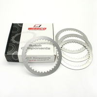 Wiseco Steel Clutch Plates Set of 4 for Kawasaki KX80 1981 to 1984