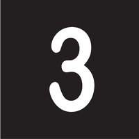 One 150MM Arial No. 3 White