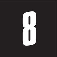One 200MM SX Slanted No. 8 White