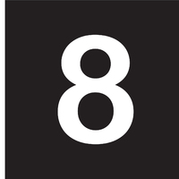 One 110MM Junior Arial No. 8 White