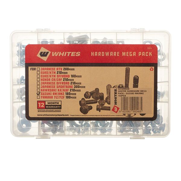 Whites Hardware Mega Pack - Suzuki RM/RMZ 180pcs