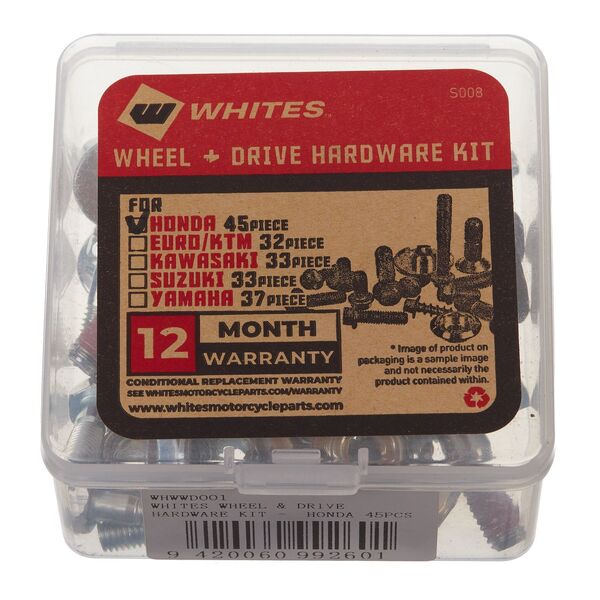 Whites Wheel & Drive Hardware Kit - Honda 45pcs