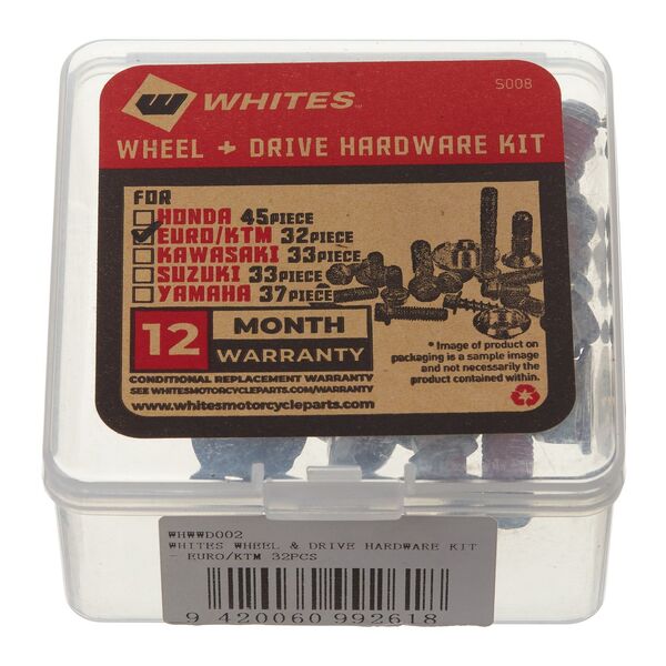 Whites Wheel & Drive Hardware Kit - Euro/KTM 32pcs