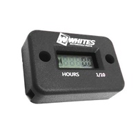 Whites MX Hour Meter Black Universal Enduro Motocross Off Road Dirt Bike