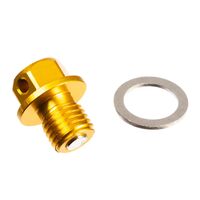 WHITES MAGNETIC SUMP PLUG GOLD M12 x 12 - P1.5