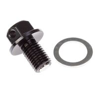 Magnetic Sump Plug Blk M14 X 14 - P1.5 for Yamaha XJ6S 2009-2013