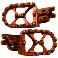 WHITES MX WIDE FOOTPEGS TRS798 ORG KTM SX/SXF 125/450 2016