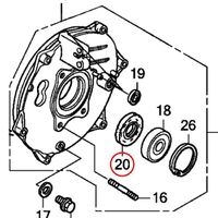 Whites Dust Seal-Rear Brake Seal - 44X58X8 for Honda TRX90EX 2WD 2007 to 2013