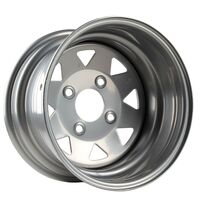 WHITES ATV STEEL RIM 8SPKE 12 X 7 FRNT & RR 4/137 4+3 CANAM