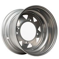WHITES ATV STEEL RIM 8 SPOKE 12 X 7 FRNT & RR 4/156 4+3 POL