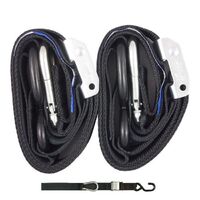 White Tie Down 38mm Power Lock Black for Husaberg 570FS