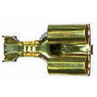 10 Pack of Female Twin Bullet Brass Term