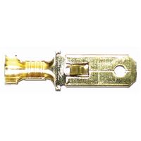 10 Pack of Male Spade Brass Terminal