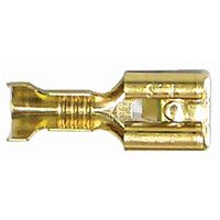 10 Pack of Female Spade Brass Terminal