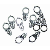 Handlebar Wiring Retainer 3/8" Chrome finish 