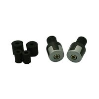 Interlock Bar Ends Silverblack