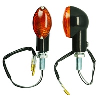 Mini Cat Eye Indicator Black (Pair)