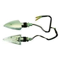 Arrowhead LED Indicator Short Stem Chrome