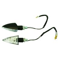 Arrowhead LED Indicator Short Stem Black