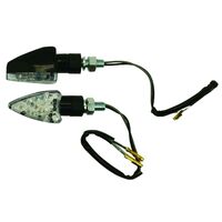 Micro Arrowhead LED Indicator Clear Lens Black